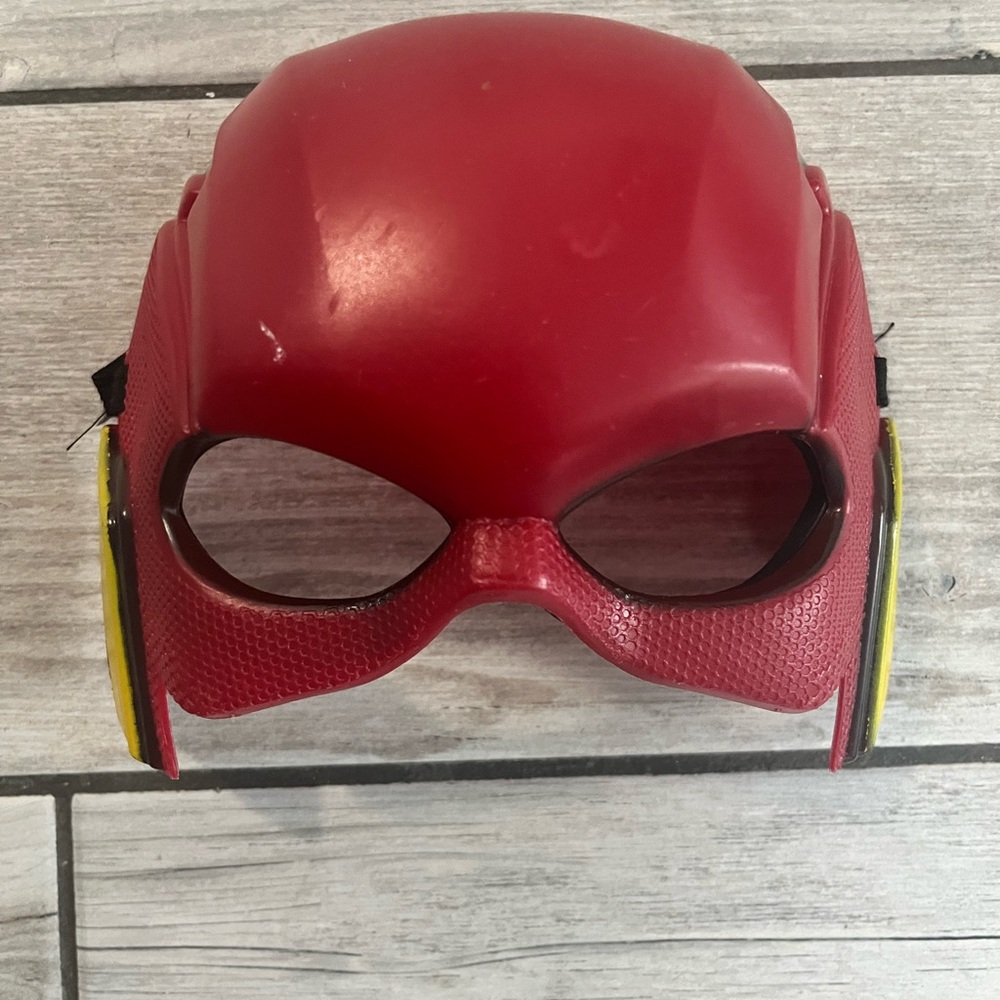 Red Plastic Flash Superhero child Mask